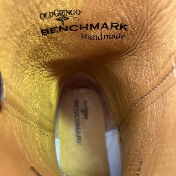 Old Gringo Amarillo 10” MK2293-2 Smooth Ostrich Western Cowboy Boots Mens 9 D - Picture 9 of 12